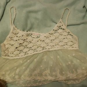 Sheer crop top